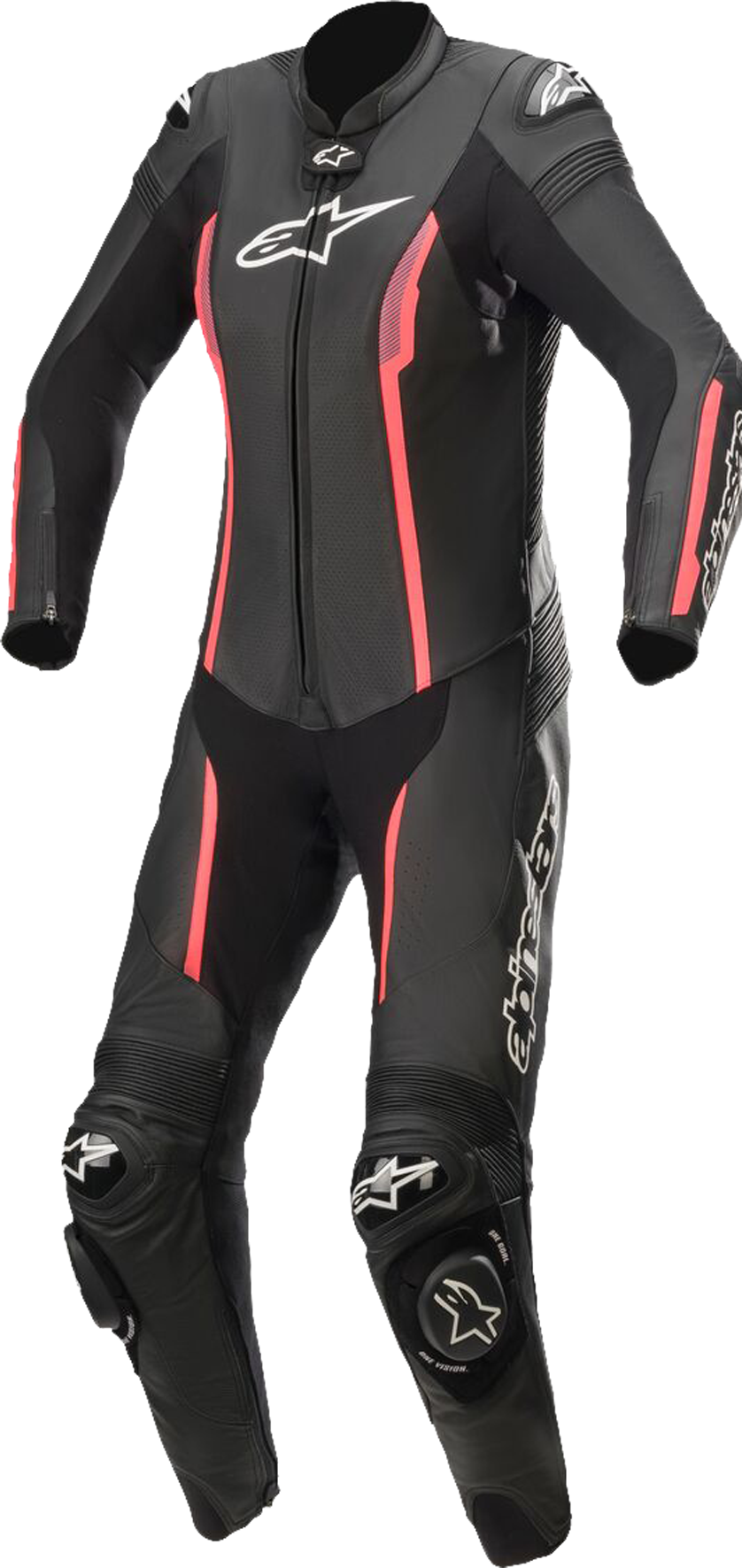 Alpinestars Tuta in Pelle Donna  Stella Missile V2 Nero Diva-Rosa-Ardesia