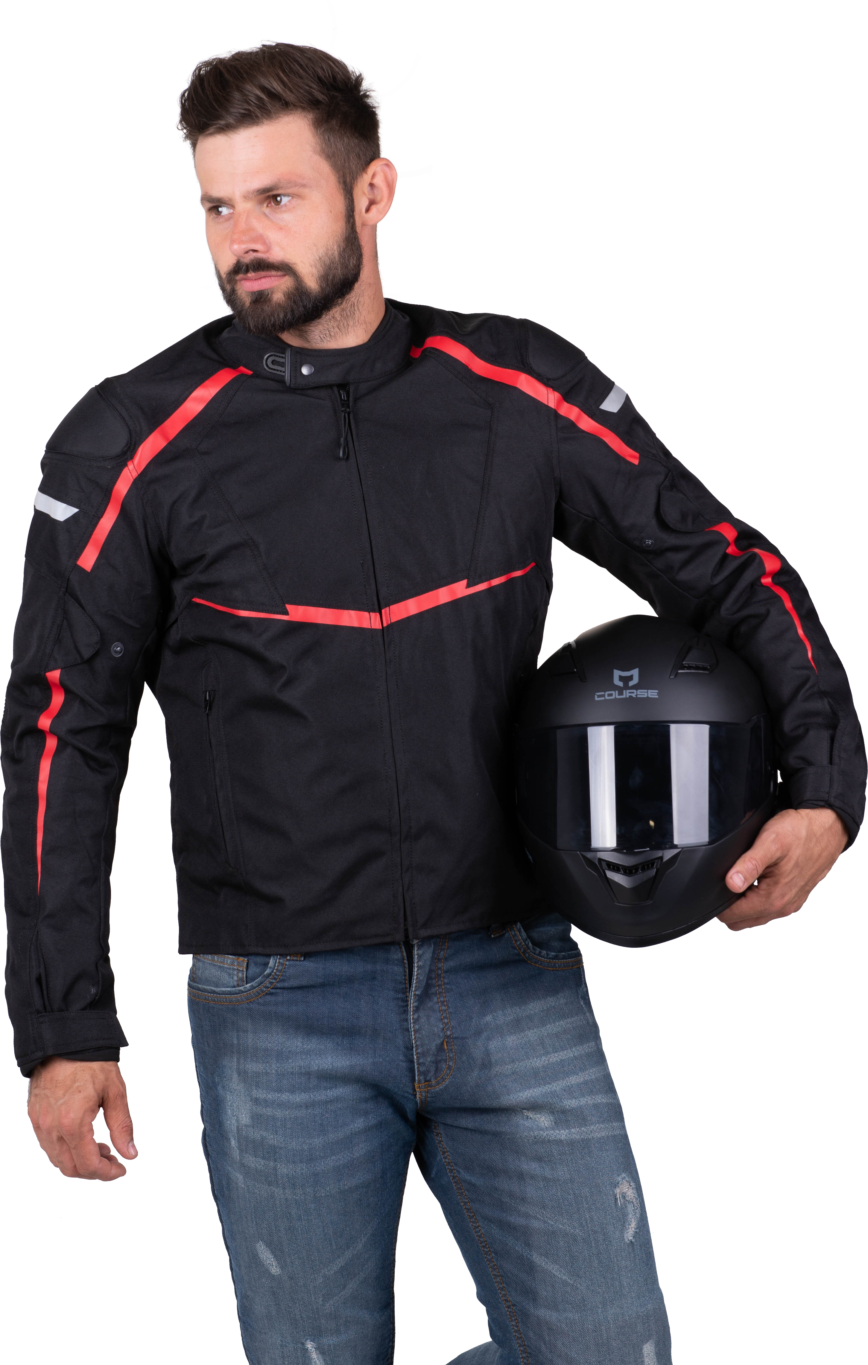 Course Giacca Moto  Roadster Tex Nera