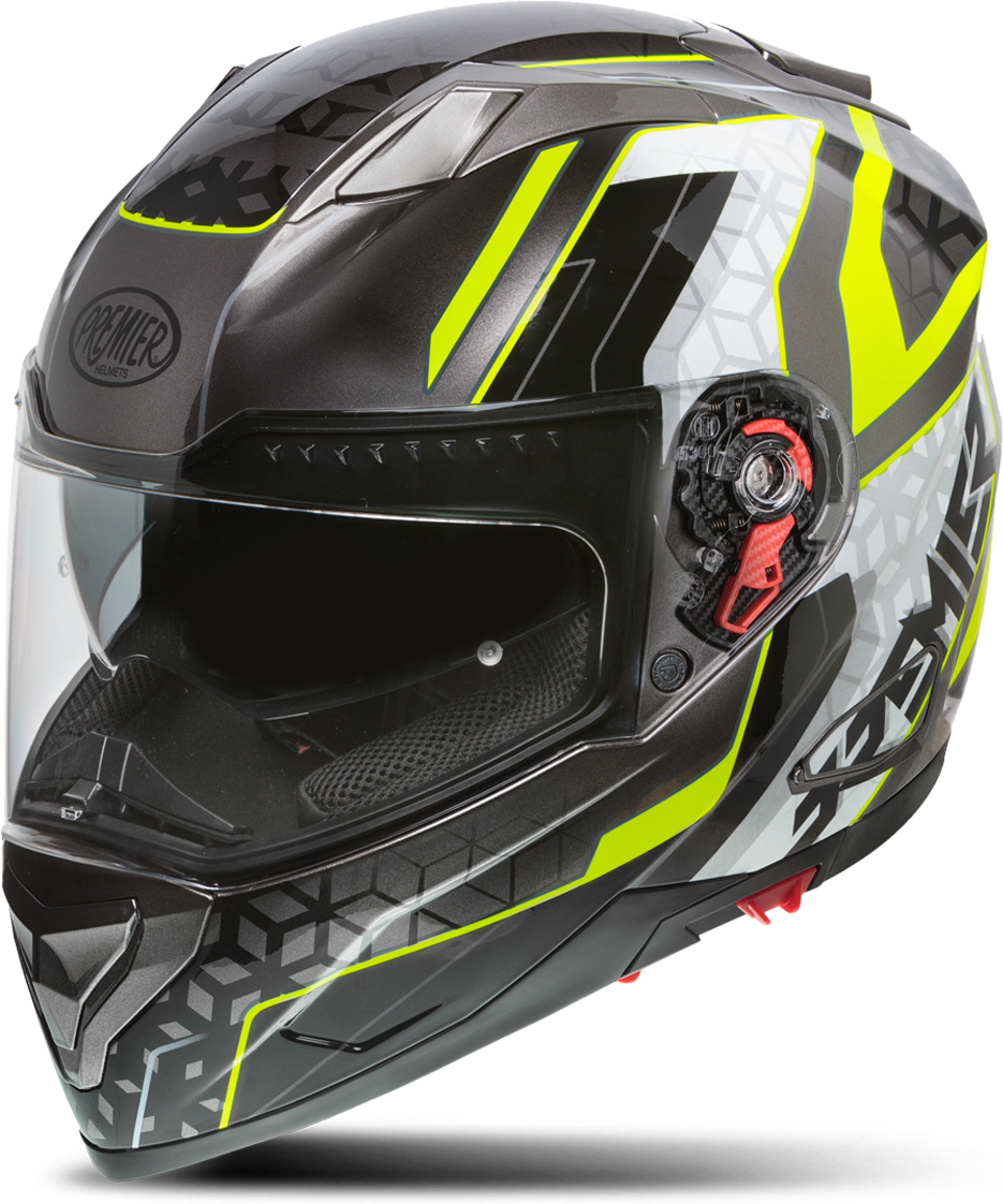 Premier Casco Integrale  Vyrus EM Y 17 Grigio-Giallo