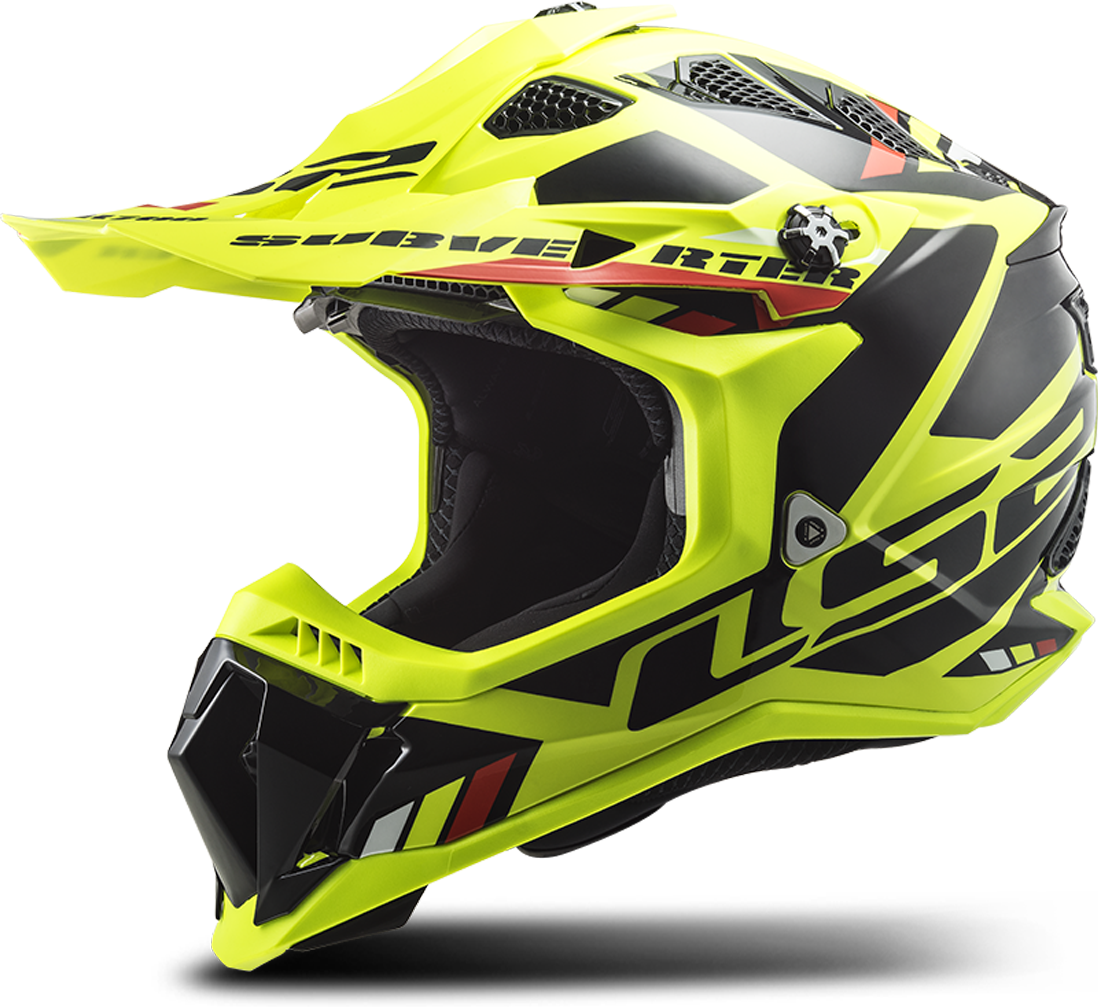 LS2 Casco Cross  MX700 Subverter Stomp H-V-Giallo-Nero