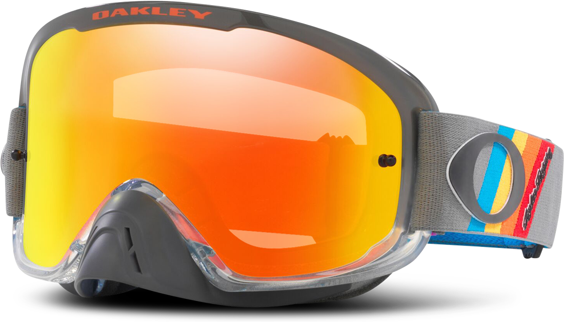 Oakley Maschera Cross  O Frame 2.0 Pro TLD Grigia Strisce