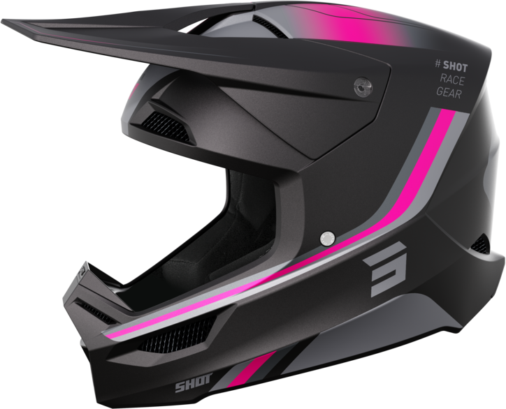 Shot Race Gear Casco Cross Shot Furious Aim Rosa