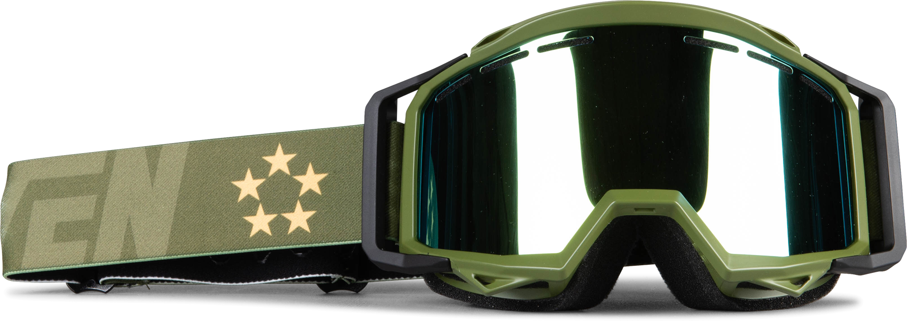 Raven Maschera Snow  Sniper VentMax Doppia Lente Verde Armata