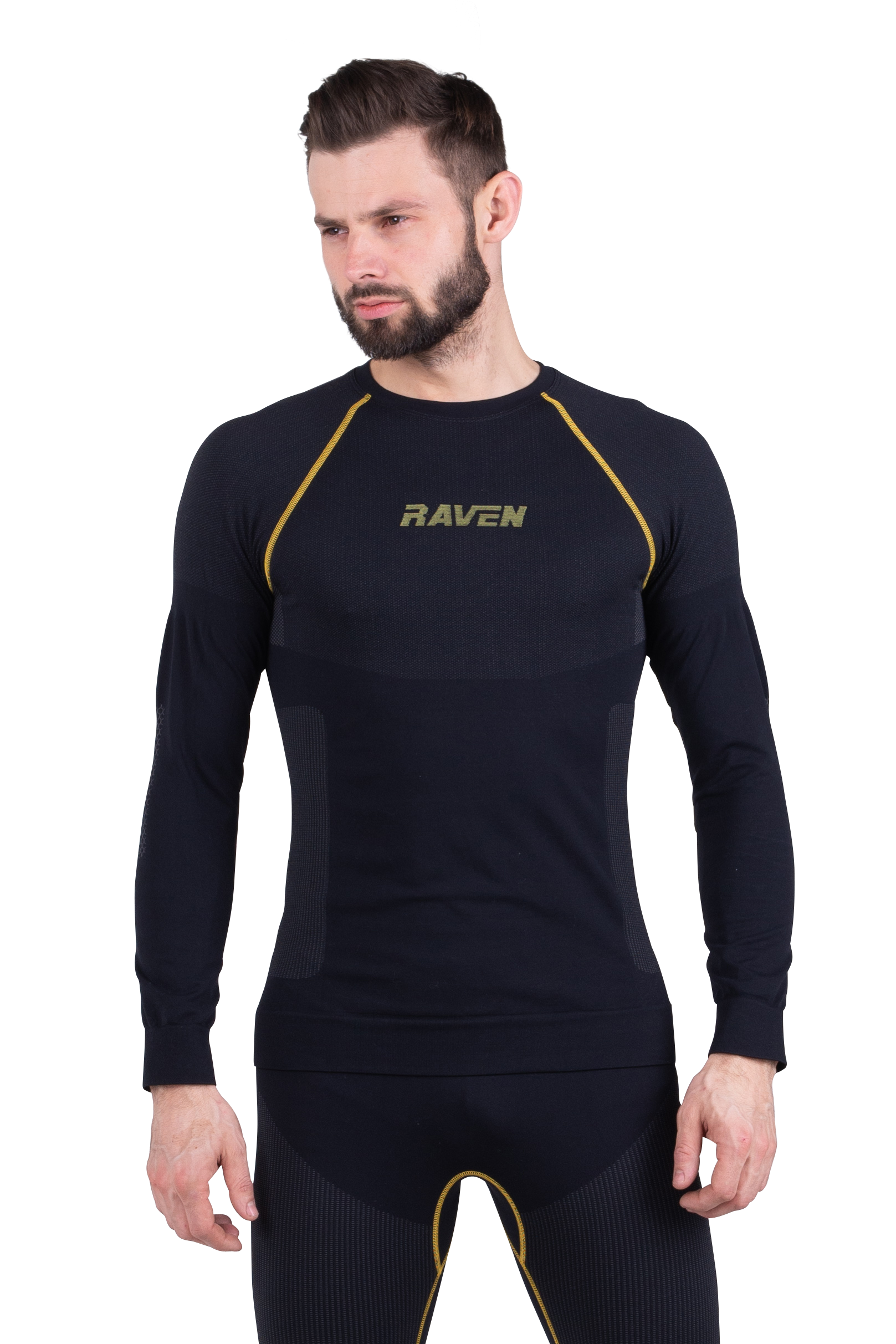 Raven Maglia Intima  Seamless Body Mapping Nera