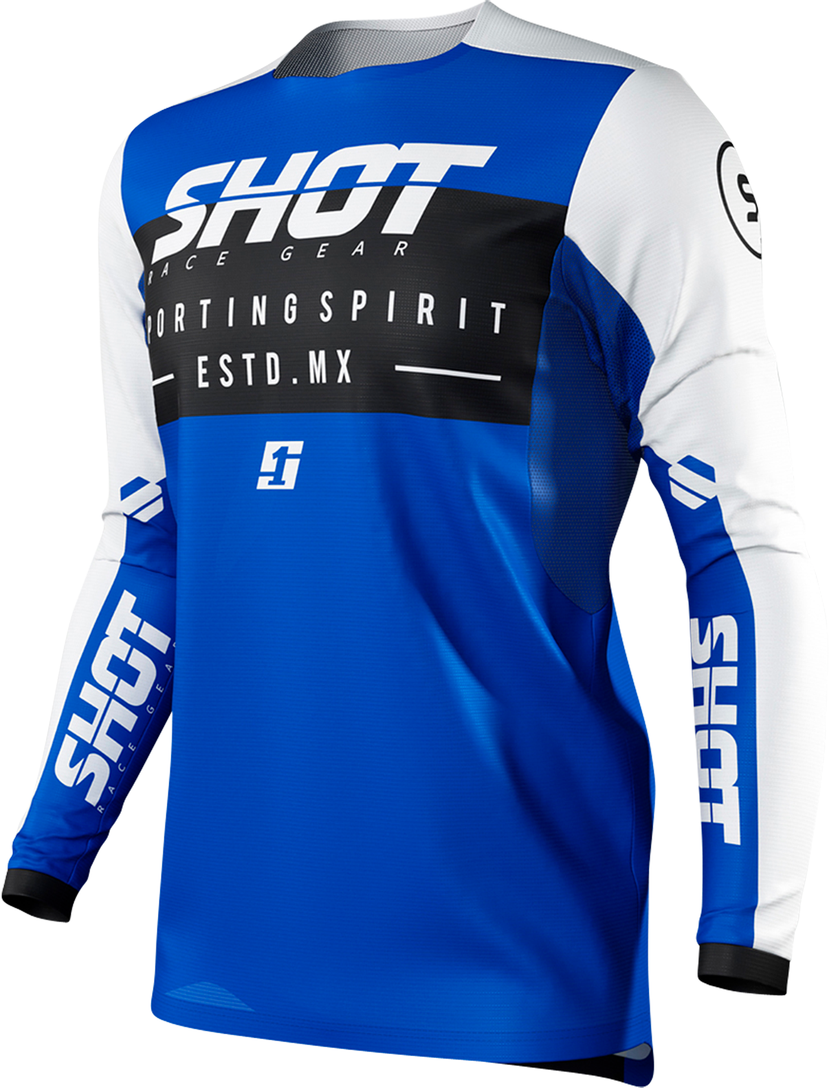 Shot Maglia Cross  Spirit Blu