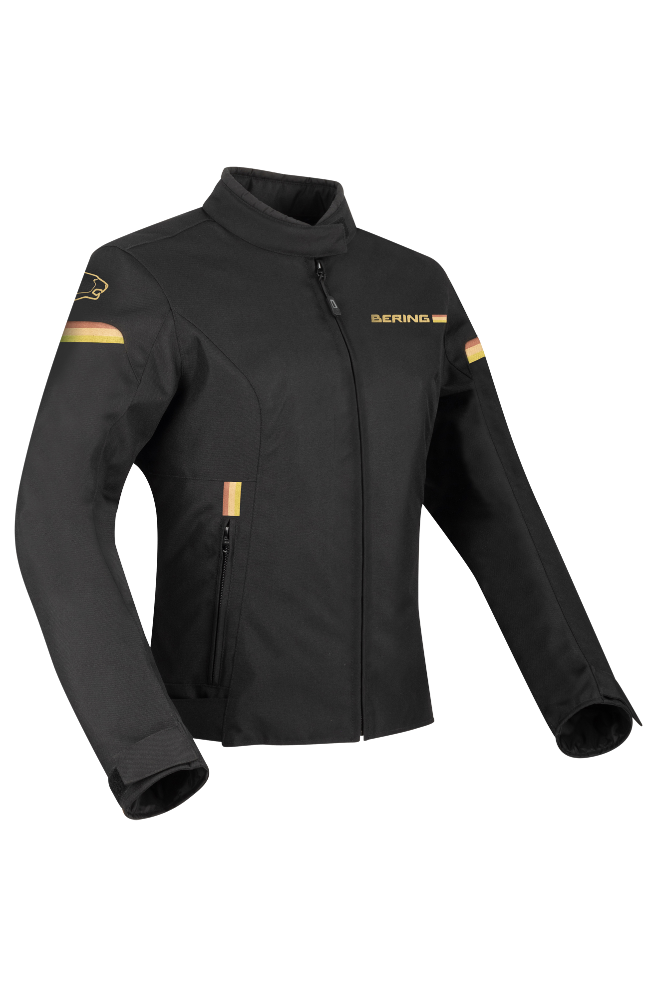 Bering Giacca Moto Donna  Lady Riva Oro-Nero