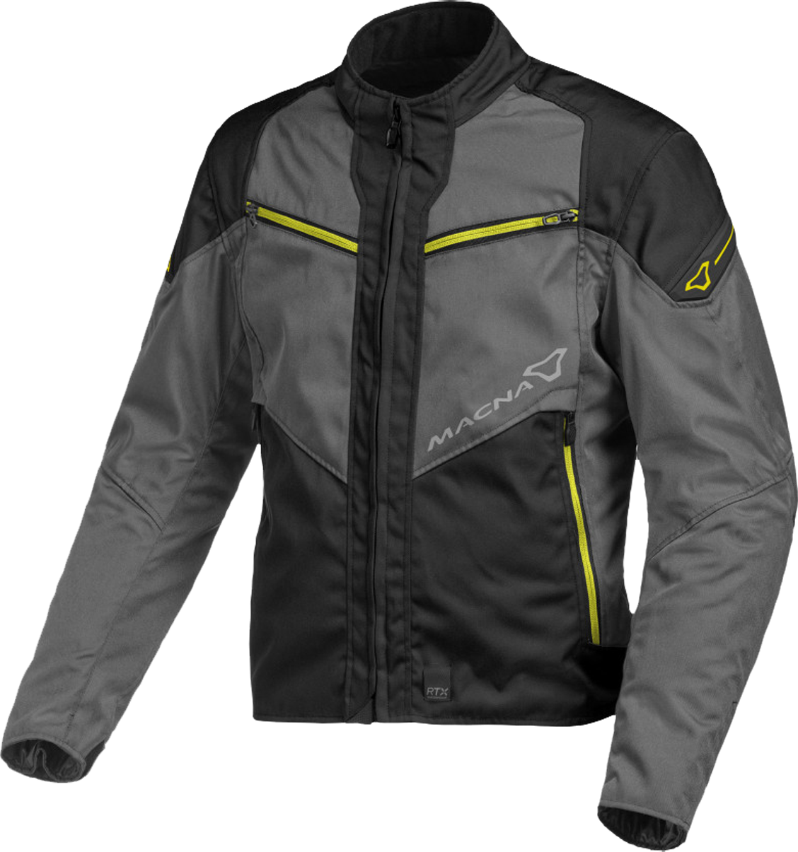 Macna Giacca Moto  Solute Giallo Fluo