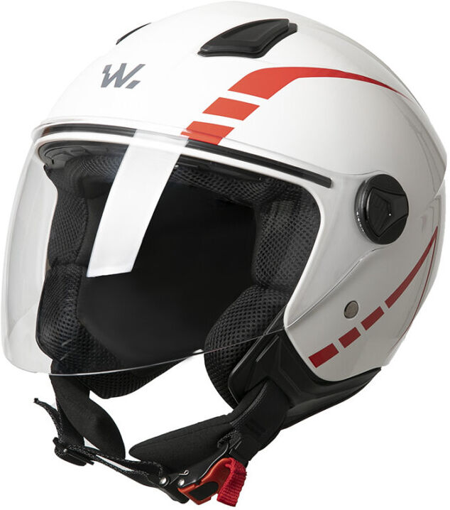 Urban Comfort Wayscral Jet Casco Da Moto Con Visiera Lunga Taglia L Bianco