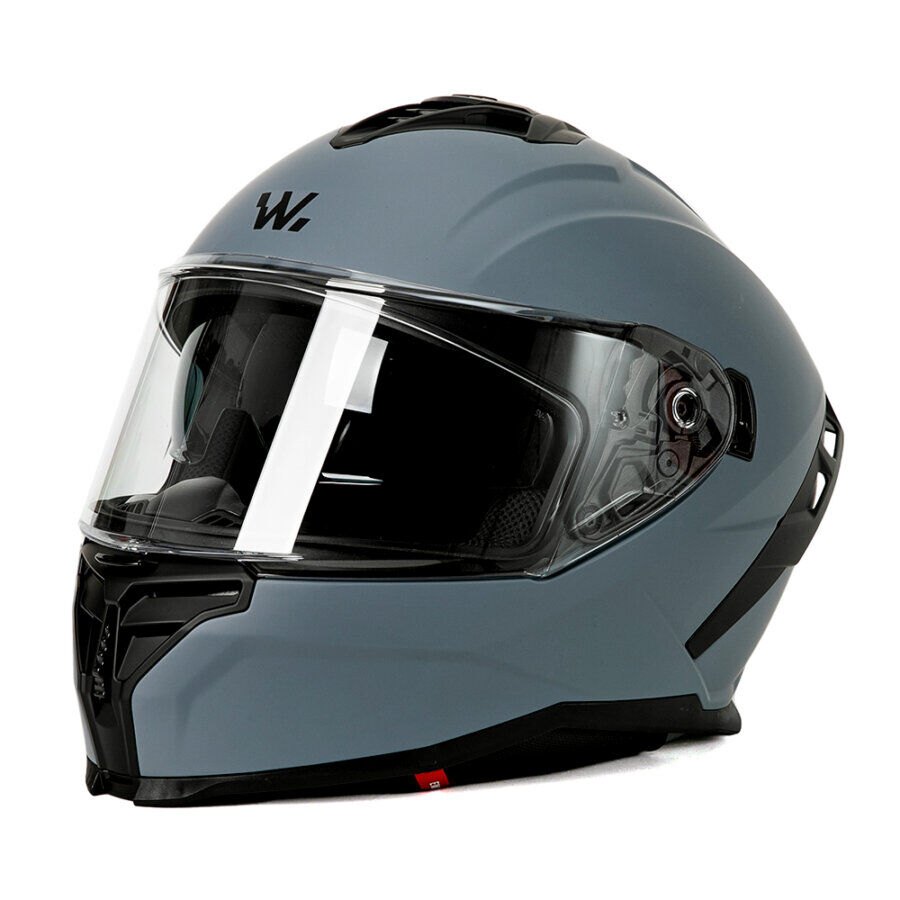 Casco Da Moto Integrale Road Vision Wayscral Taglia S Con Visiera Parasole, Grigio