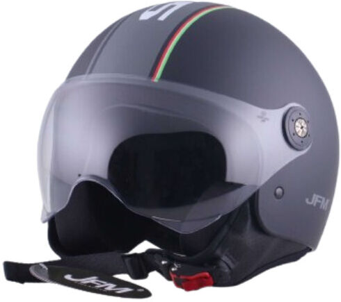 Casco Jet Jfm 980 Nero Opaco Taglia L