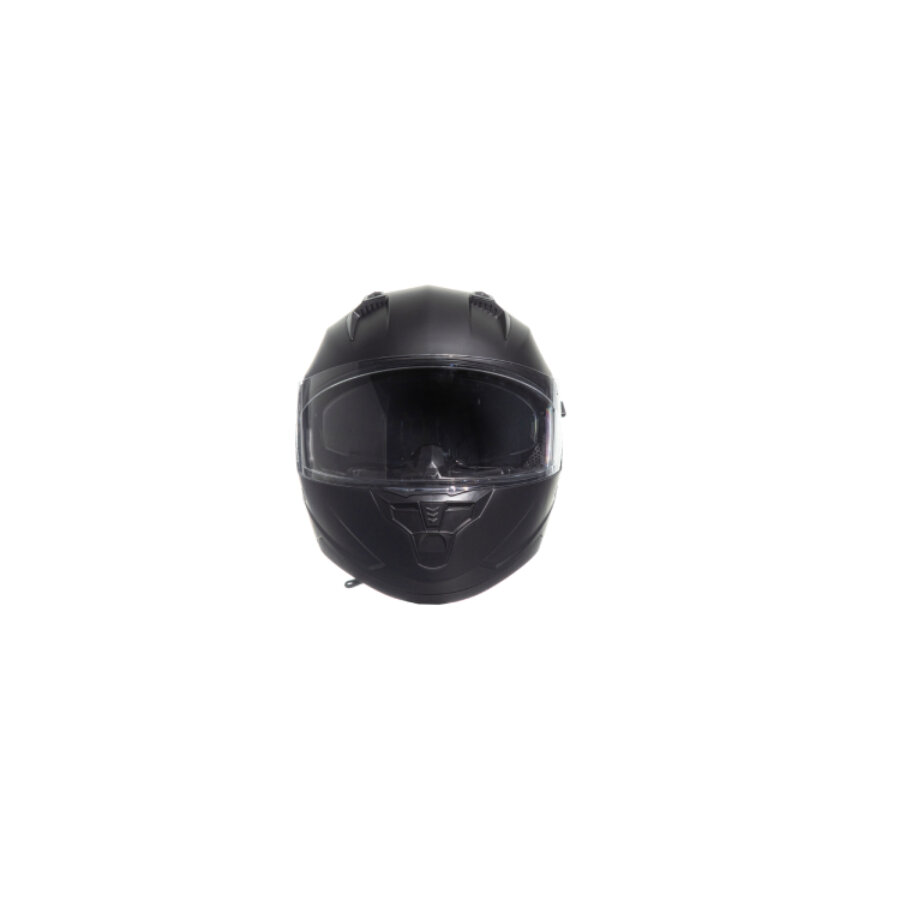 Casco Integrale Doppia Visiera Jfm 2000 Nero Opaco Xs