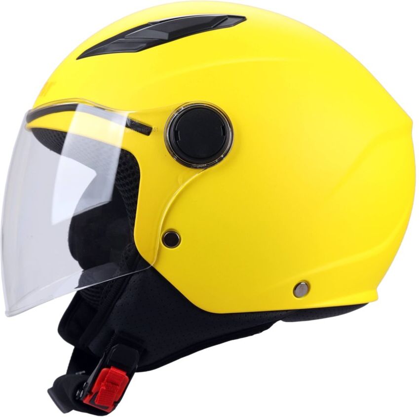 Casco Jet Jfm Baby Giallo Taglia S 47/48 Cm