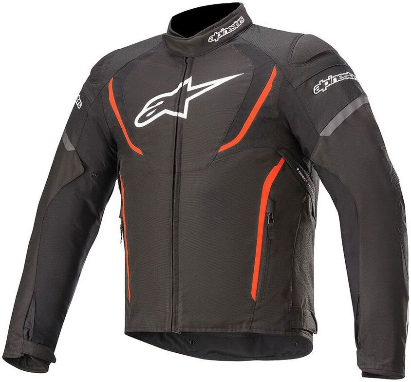 Giacca t-Jaws V3 Impermeabile Alpinestars Nero / Rosso Fluo