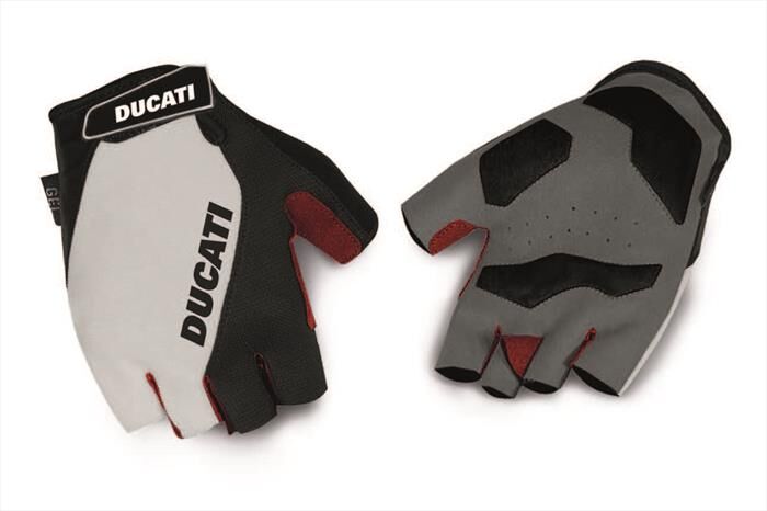 DUCATI Guantini Per Bike Bianco-rosso-rosso/nero