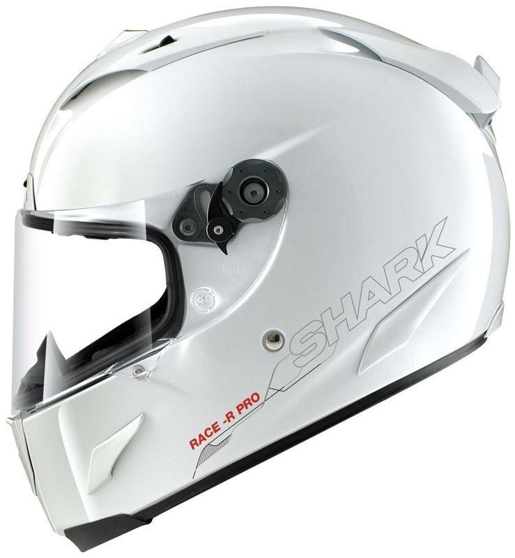 Shark Race-R Pro Blank Casco Bianco XL