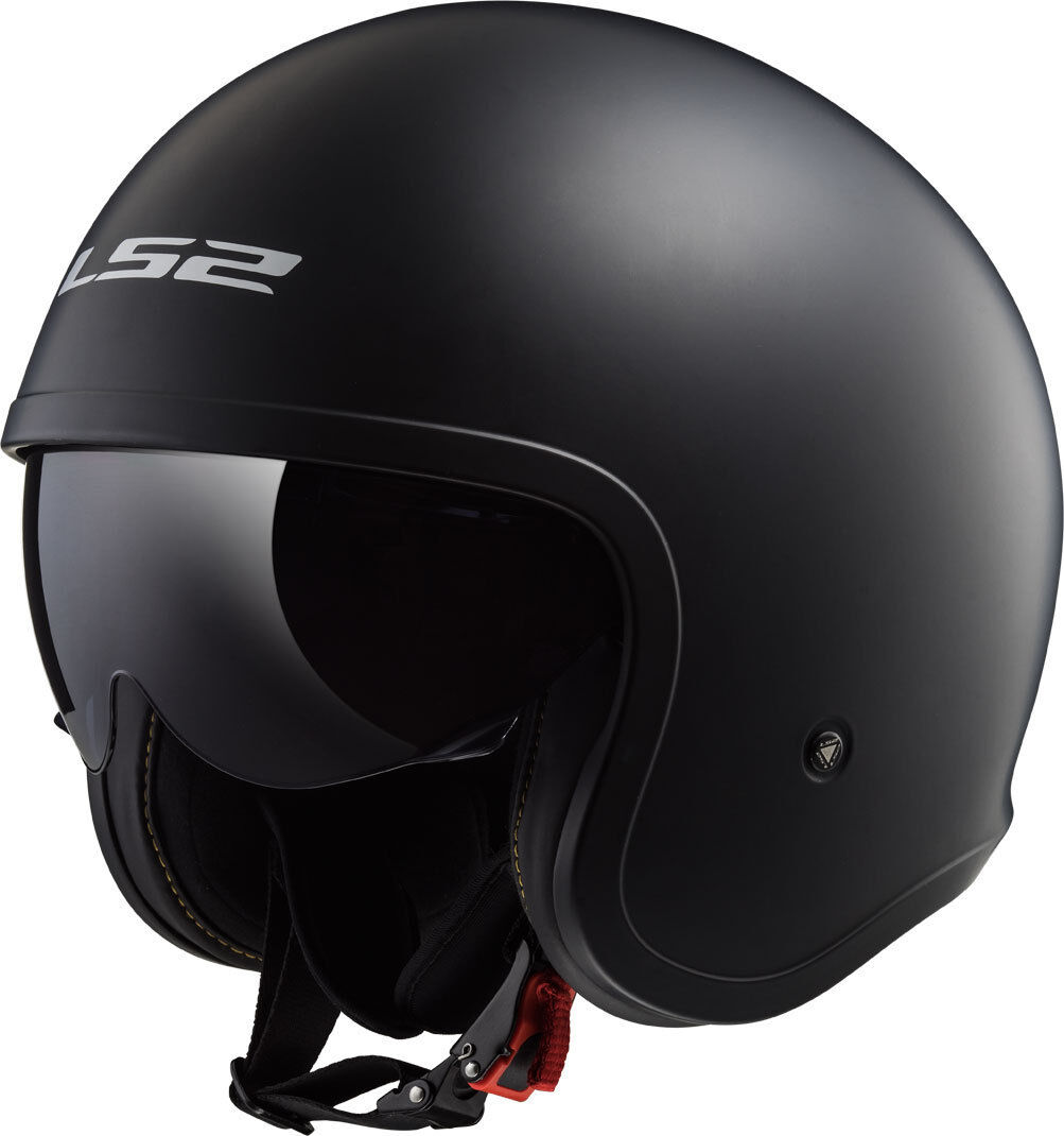 LS2 OF599 Spitfire Casco Jet Nero XS