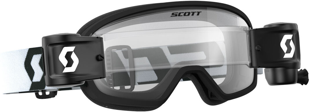 Scott Buzz MX Pro WFS Occhiali Motocross chiaro Nero Bianco