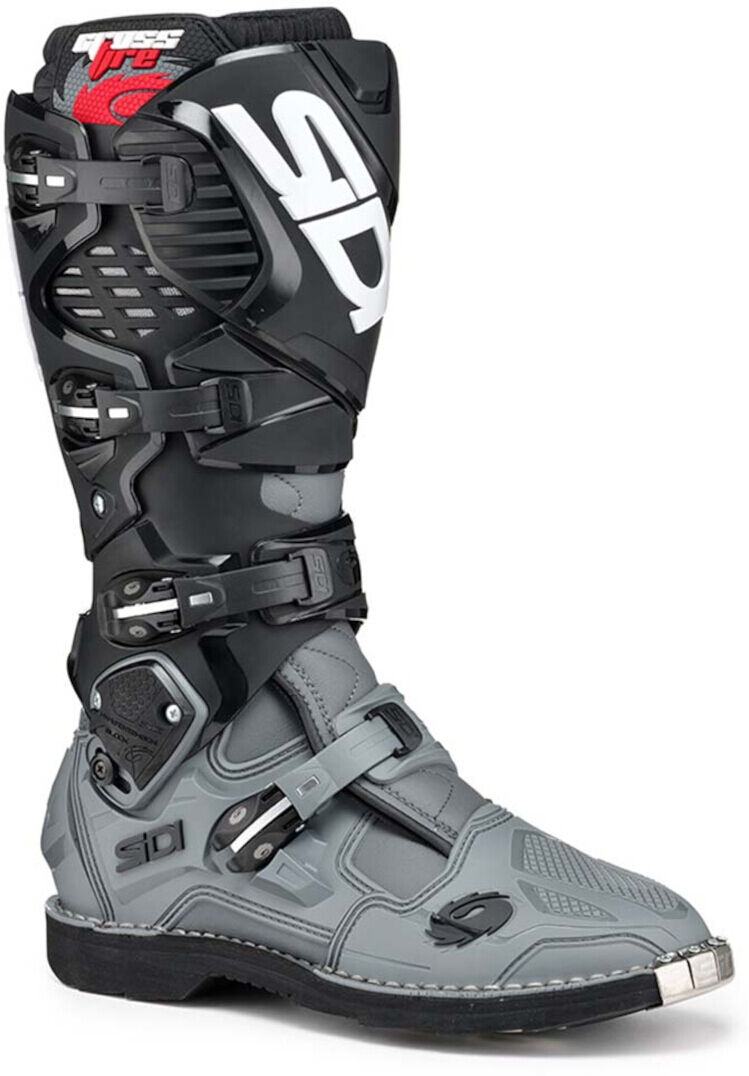 Sidi Crossfire 3 Stivali Motocross Nero Grigio 48