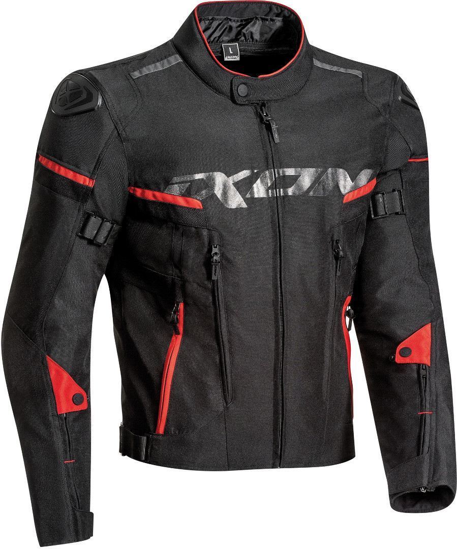 Ixon Sirocco Giacca tessile moto Nero Rosso M