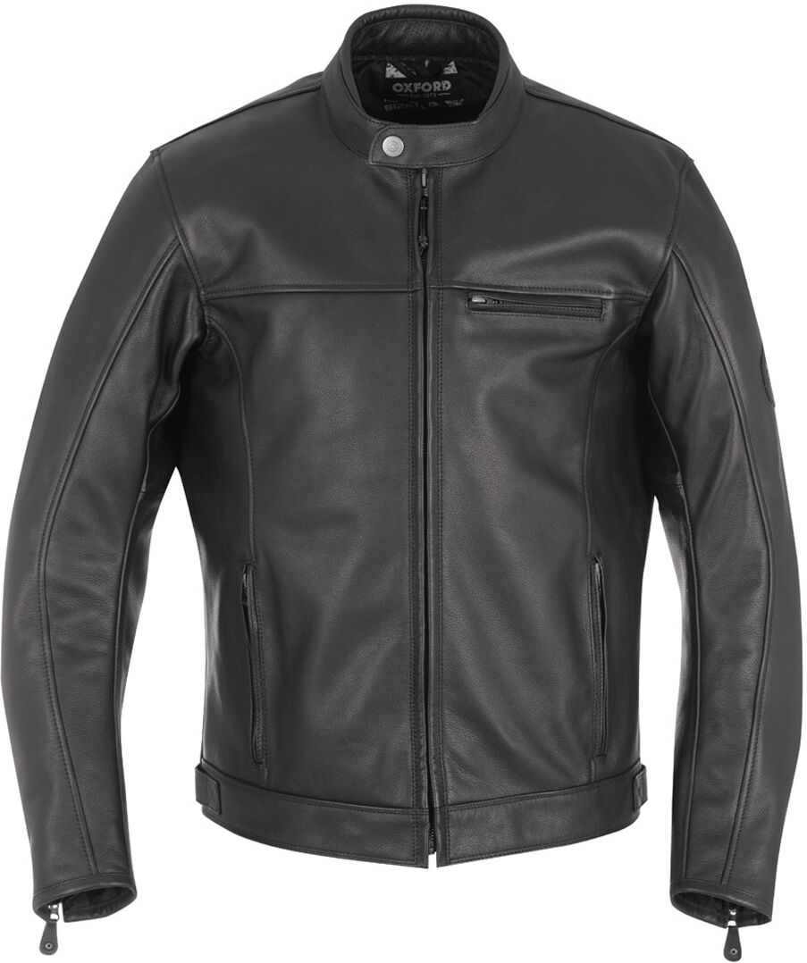 Oxford Walton Giacca in pelle motociclistica Nero XL