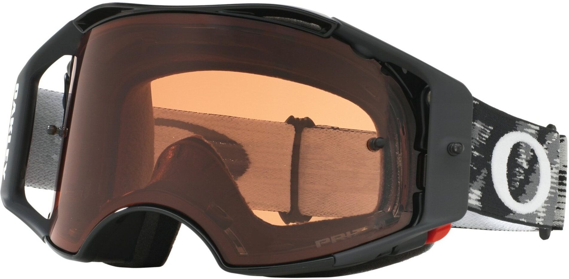 Oakley Airbrake Jet Black Prizm Bronze Occhiali Motocross Nero unica taglia