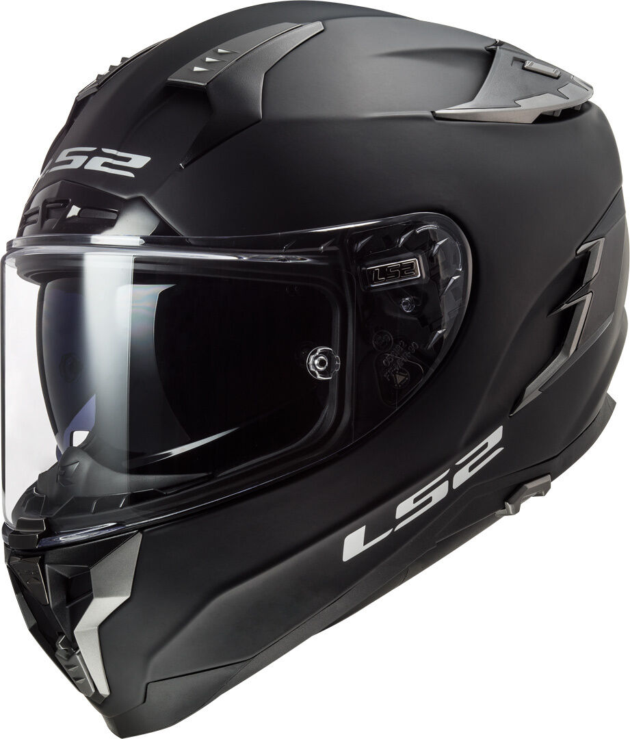 LS2 FF327 Challenger Solid Casco Nero 2XL