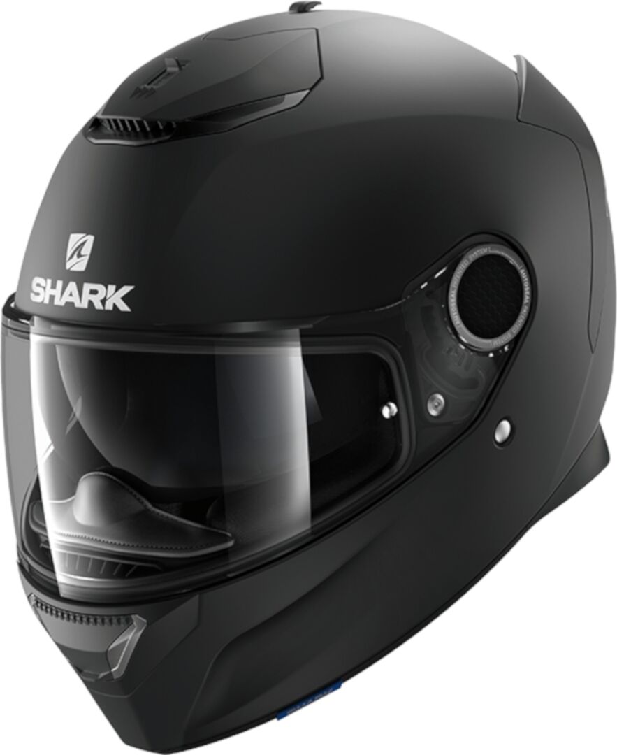 Shark Spartan Blank Mat casco Nero 2XL