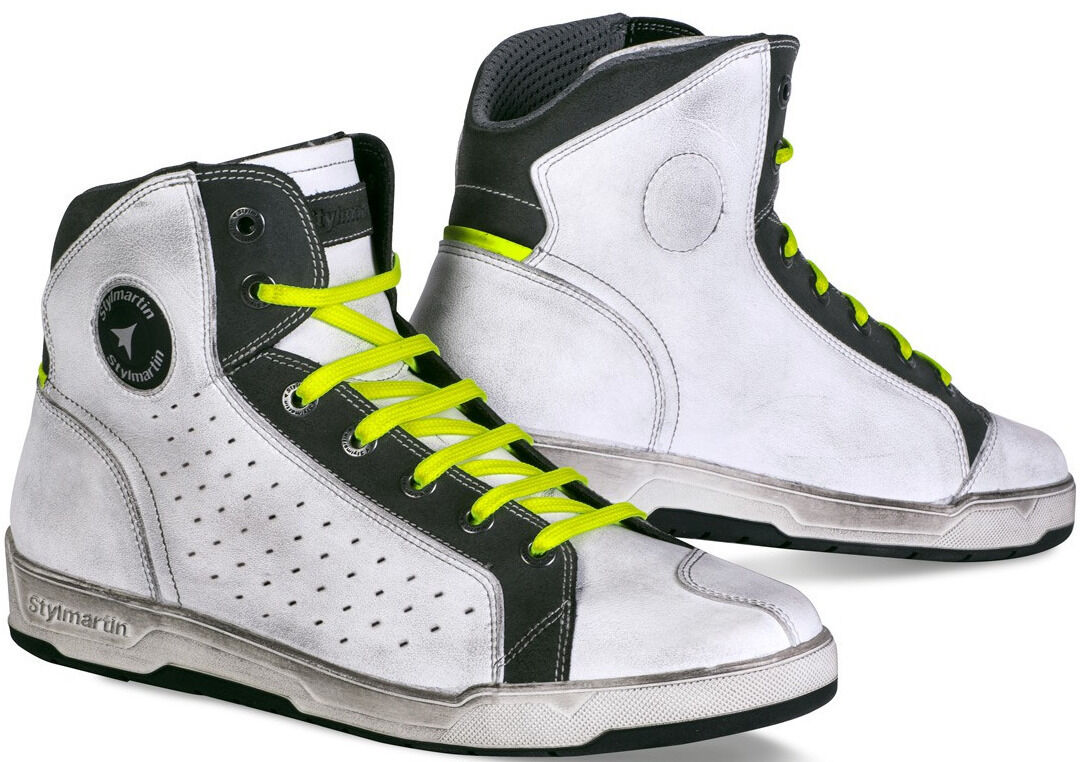 Stylmartin Sector Scarpe da moto Nero Bianco 42