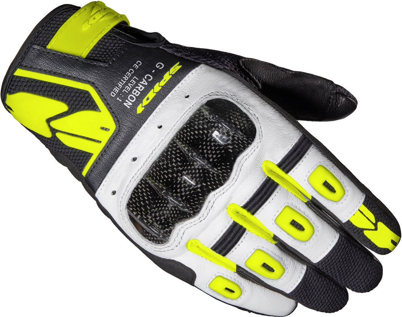 Spidi G-Carbon Guanti moto Nero Giallo 2XL