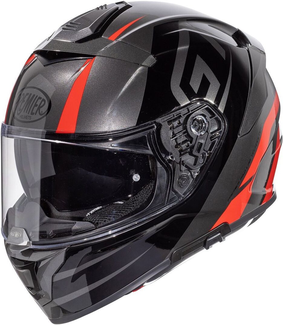 Premier Devil GT 17 Casco Nero Rosso XL