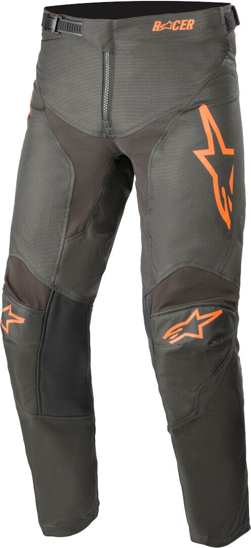 Alpinestars Racer Compass Pantaloni Giovani Motocross Nero Arancione 24