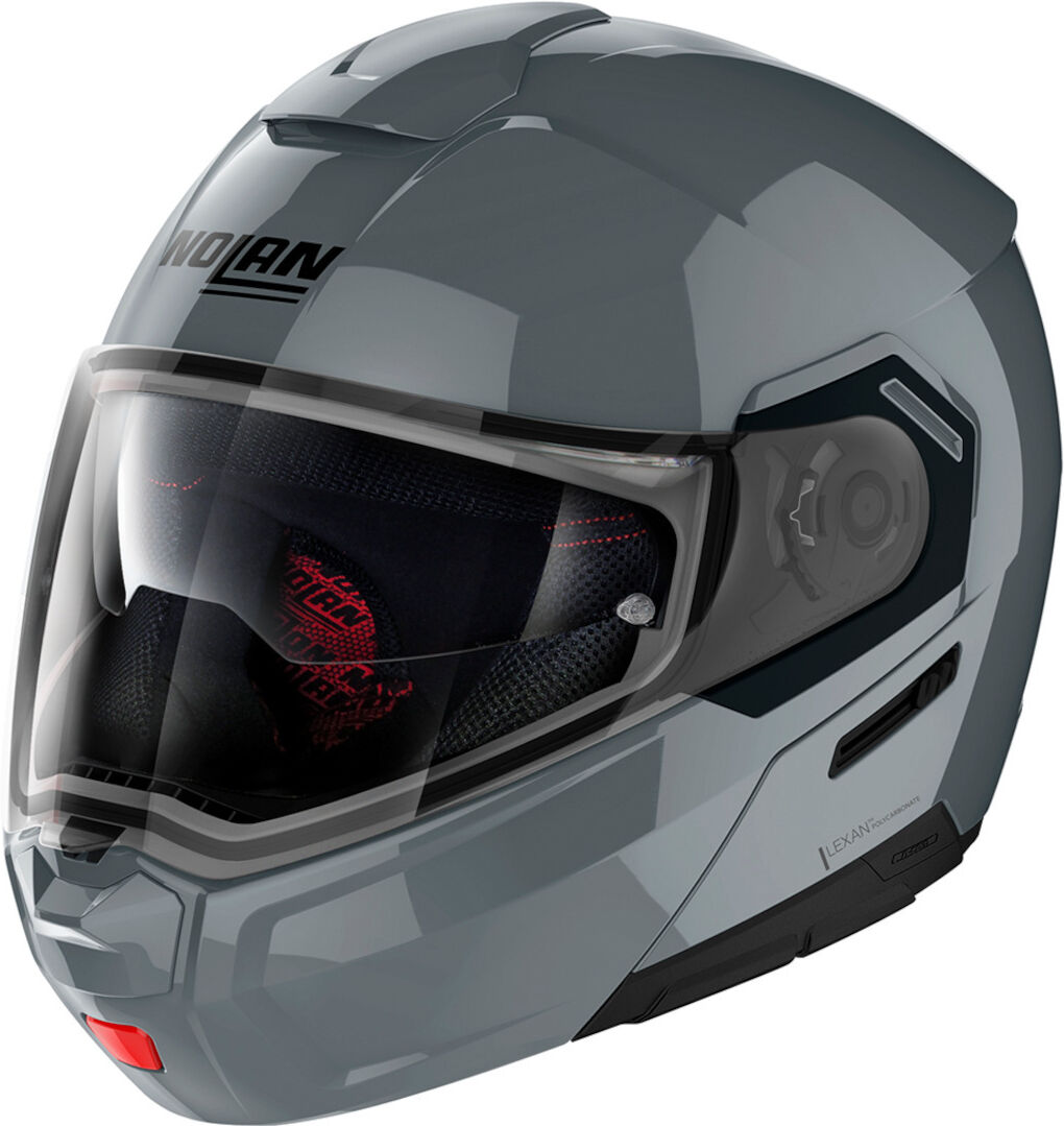 Nolan N90-3 Classic N-Com Casco Nero Grigio S