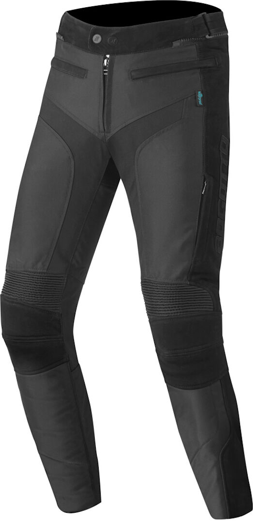 Bogotto Tek-M Pantaloni impermeabili per moto in pelle / tessuto Nero XS