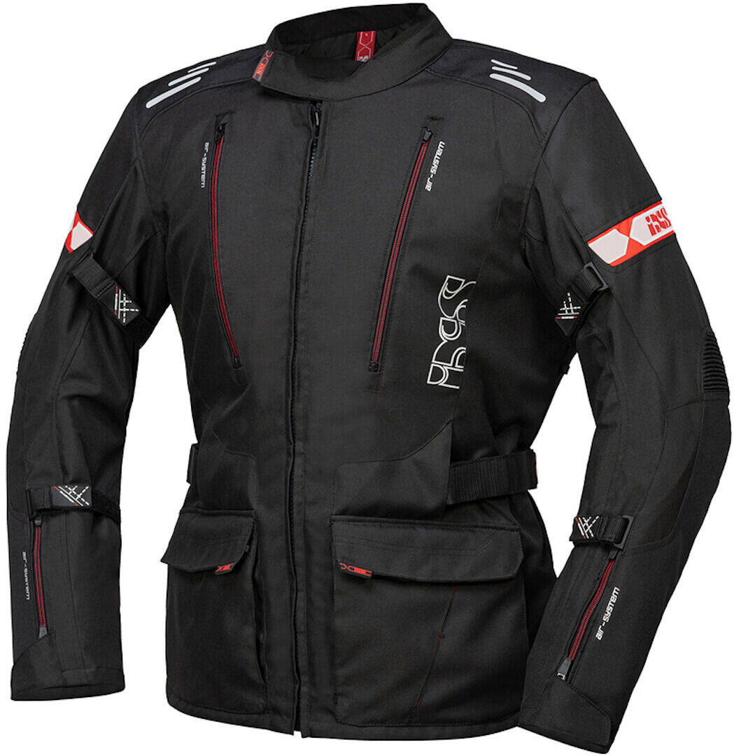 IXS Lorin-ST Giacca tessile moto Nero Rosso 4XL