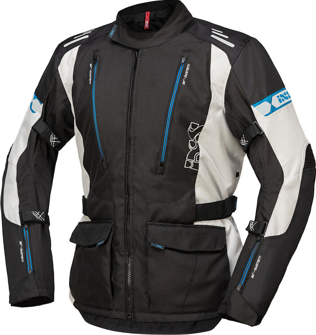 IXS Lorin-ST Giacca tessile moto Nero Grigio Blu M