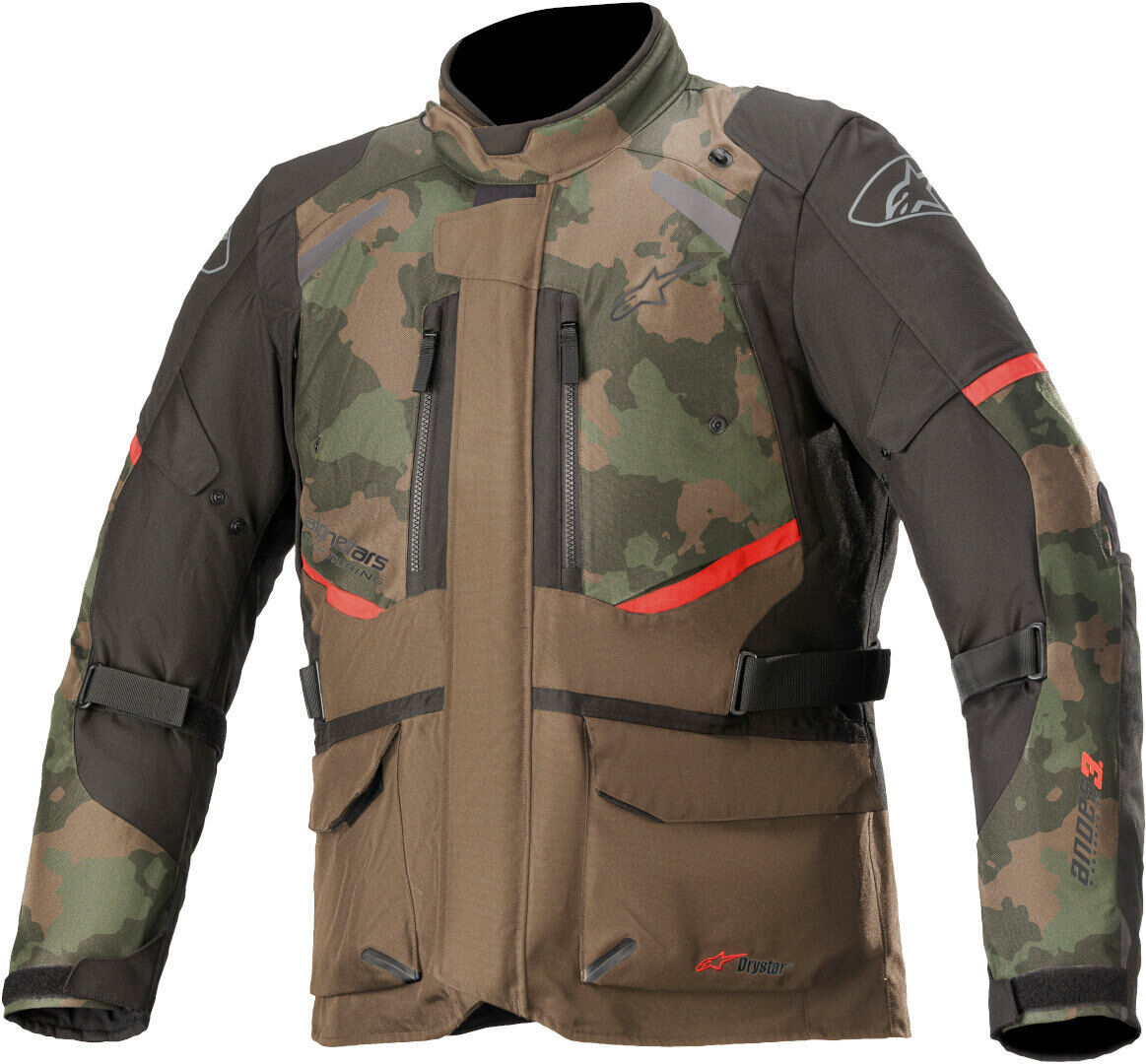 Alpinestars Andes V3 Camo Drystar Giacca tessile moto Multicolore S