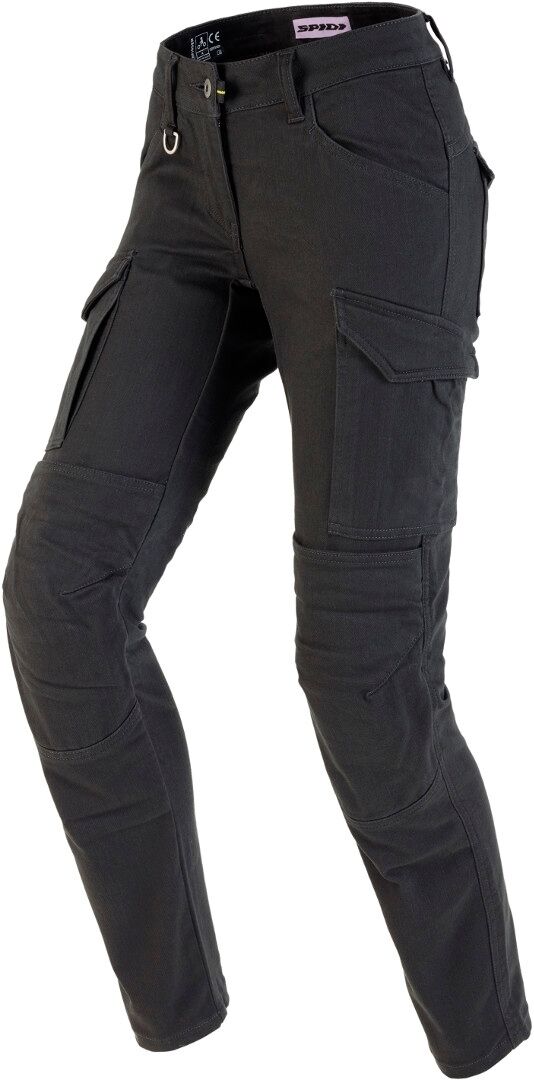 Spidi Pathfinder Cargo Pantaloni tessili da donna Nero Grigio 34