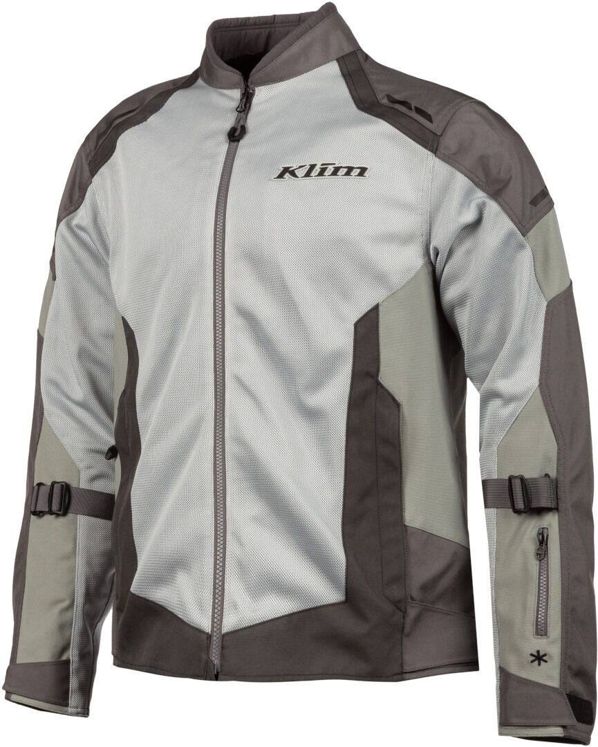 Klim Induction Giacca tessile moto Grigio S