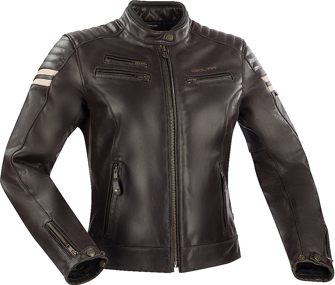 Segura Funky Giacca donna moto in pelle Marrone 48