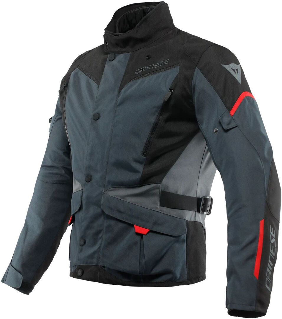 Dainese Tempest 3 D-Dry Giacca tessile moto Nero Grigio Rosso 48