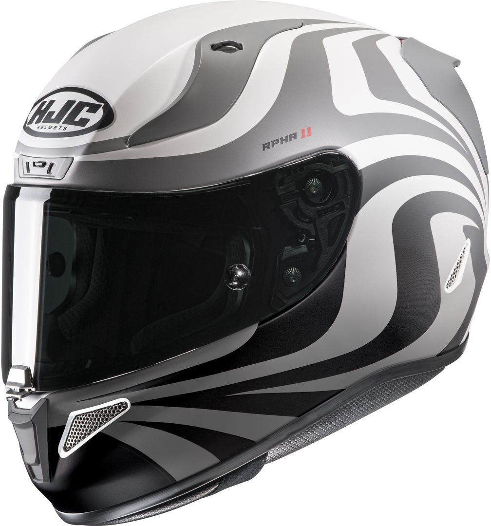 HJC RPHA 11 Eldon Casco Bianco Argento XS 54 55