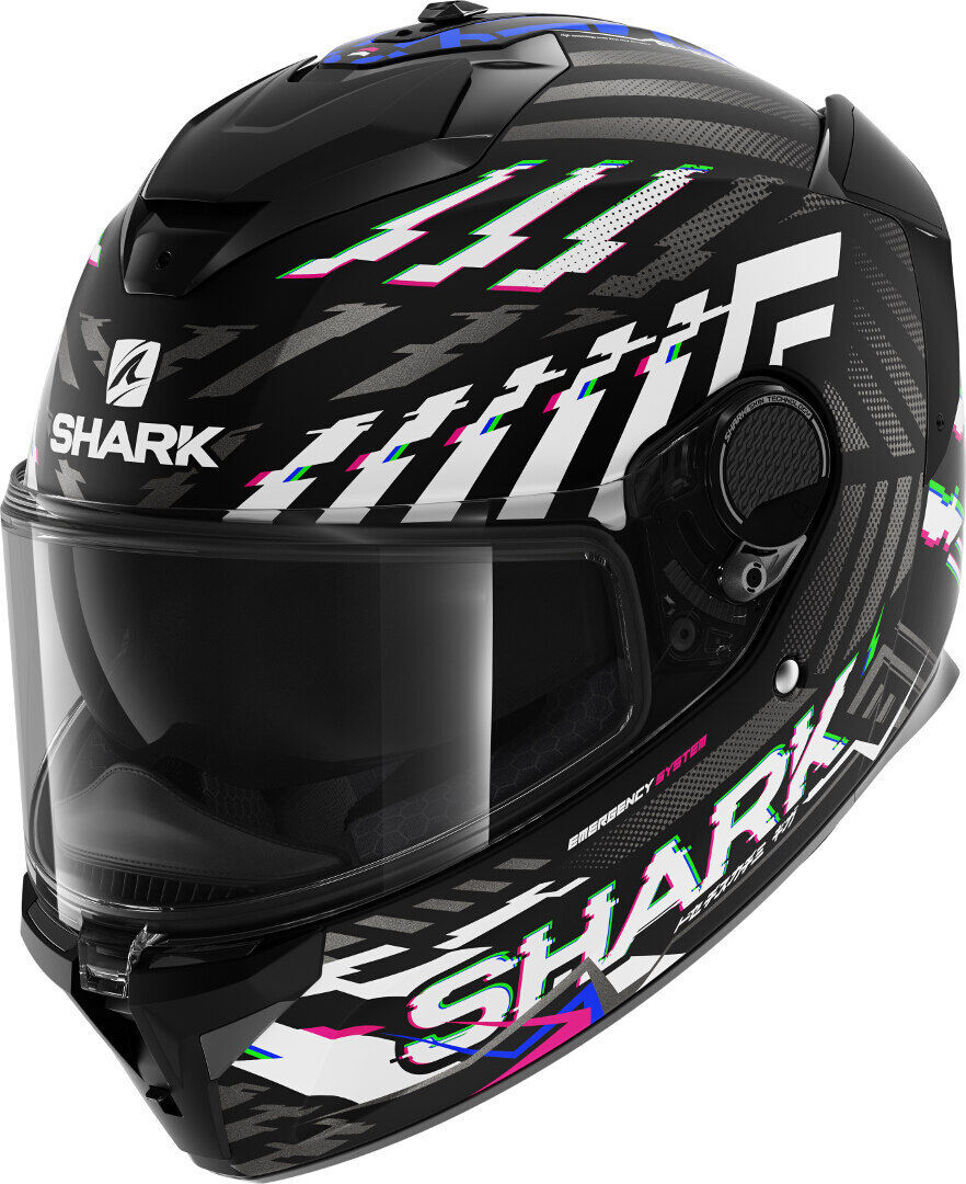 Shark Spartan GT E-Brake Casco Nero Grigio XL