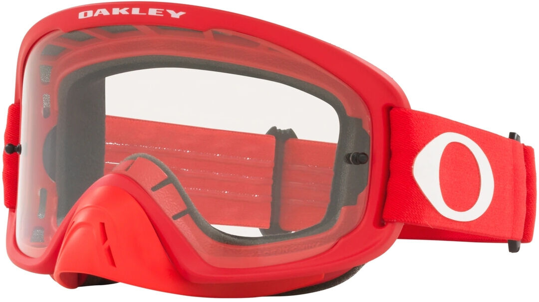 Oakley O Frame 2.0 Pro Clear Occhiali da motocross Bianco Rosso unica taglia