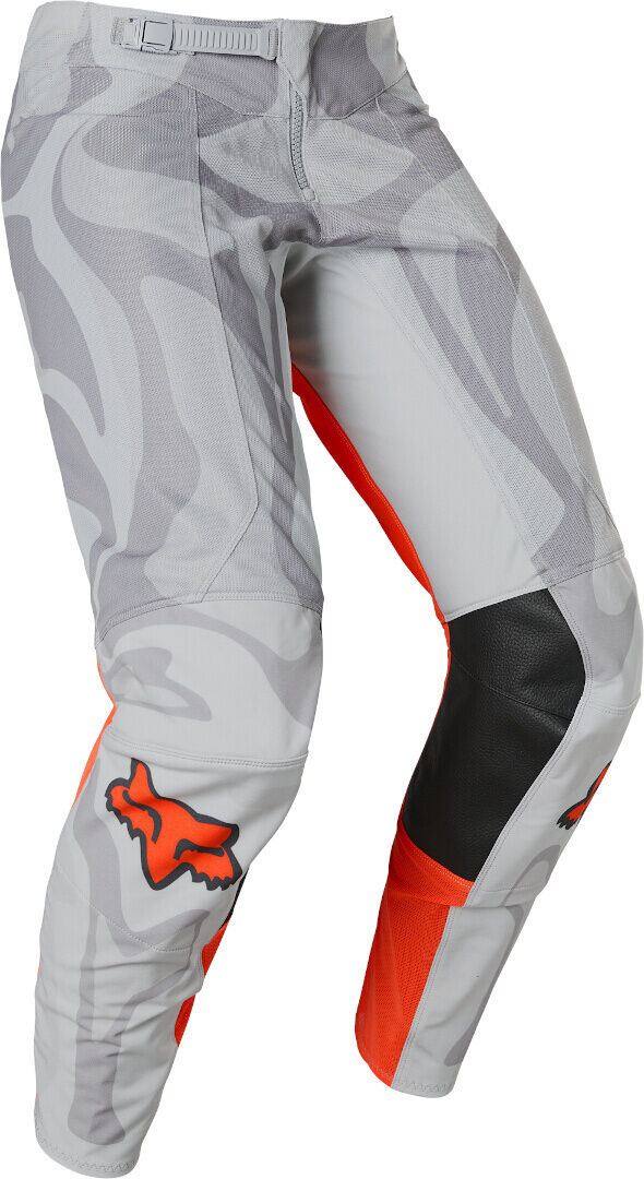 Fox Airline Exo Pantaloni Motocross Grigio Arancione 32