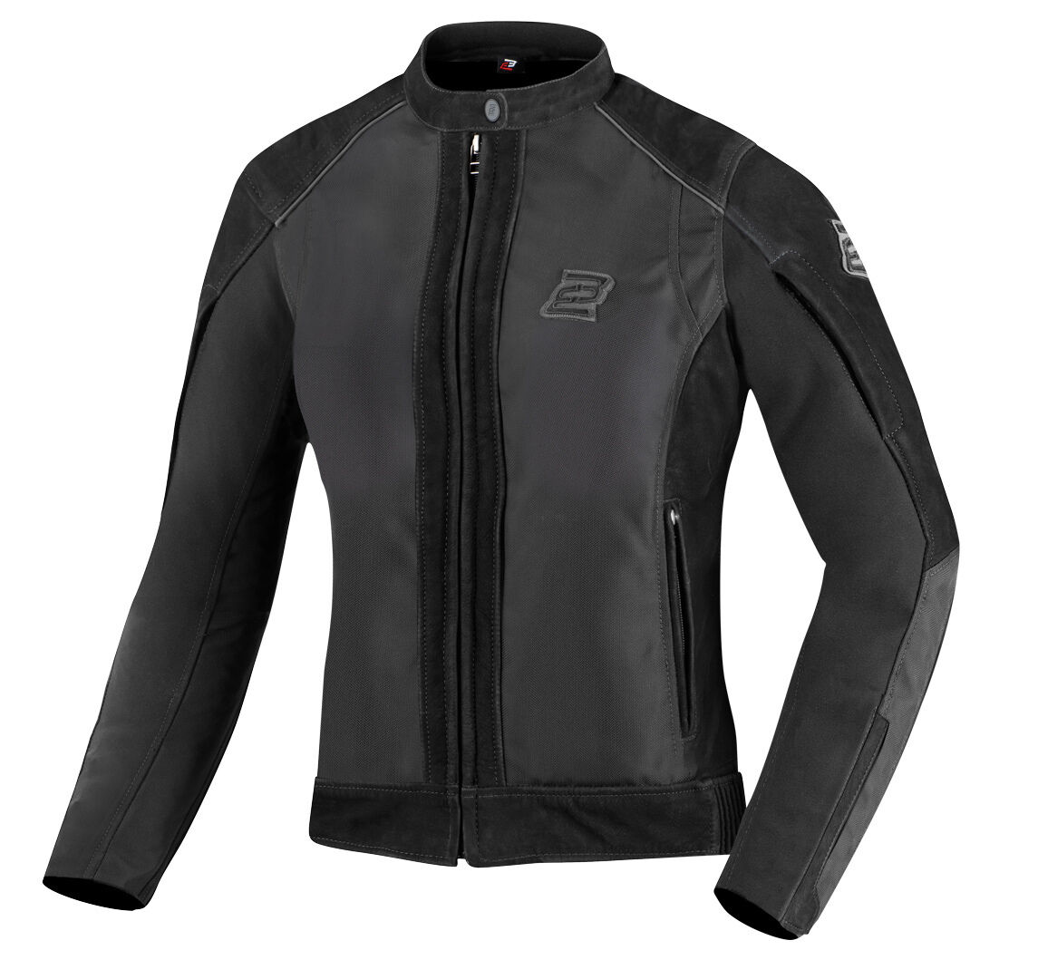 Bogotto Tek-M impermeabile Ladies Moto Leather- / Giacca tessile Nero XL
