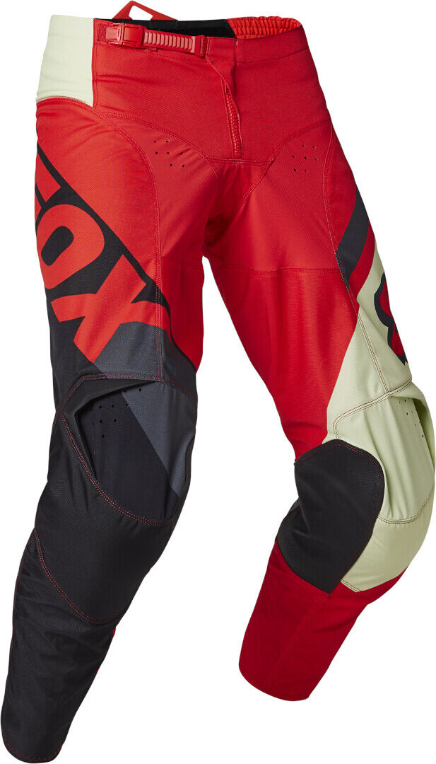 Fox 180 Xpozr Pantaloni Motocross Nero Rosso 34