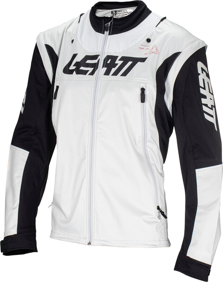 Leatt 4.5 Lite Giacca da motocross impermeabile Nero Grigio Rosso M