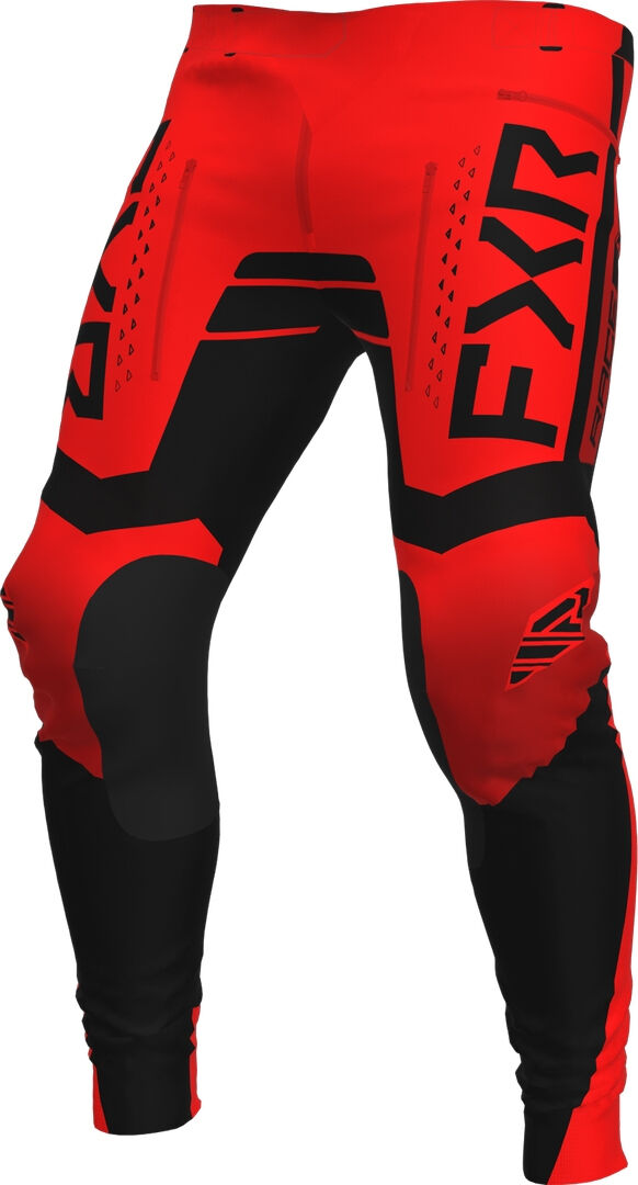 FXR Contender Off-Road Pantaloni Motocross Nero Rosso 36