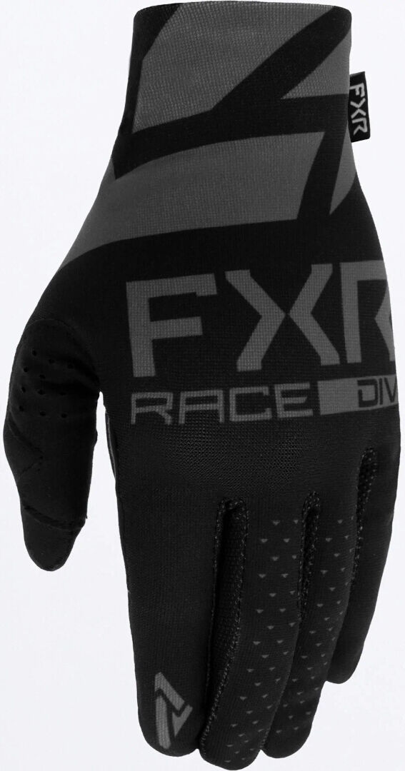 FXR Pro-Fit Lite Guanti da motocross giovanile Nero Grigio XL