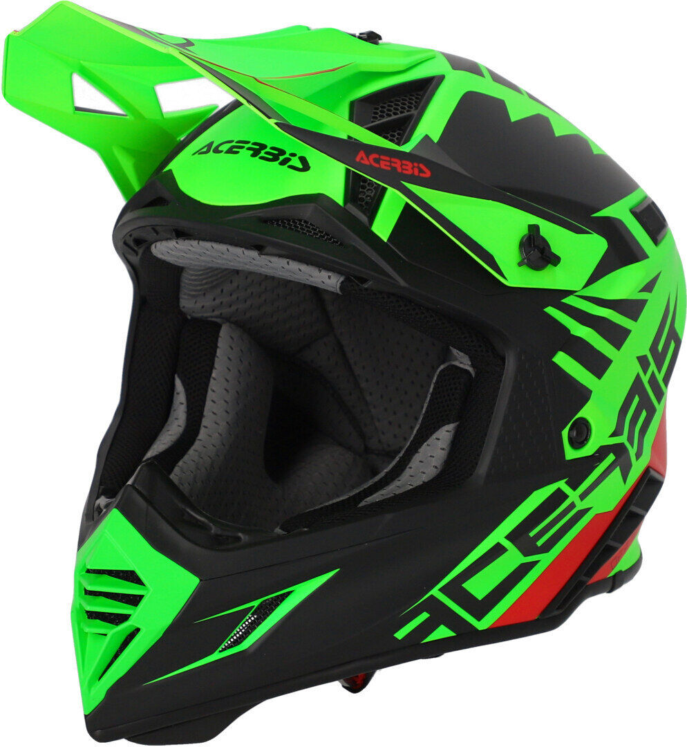 Acerbis X-Track 2023 Casco da motocross Nero Verde XS